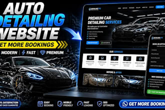 design a premium auto detailing website