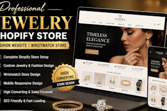design jewelry shopify store jewelry website  wristwatch store