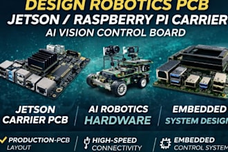 design robotics pcb jetson raspberry pi carrier ai vision control board
