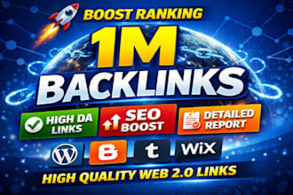 build high quality SEO backlinks to boost your website ranking