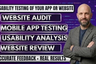 provide expert website testing, app testing, and user experience analysis
