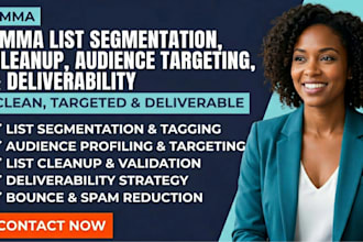 emma list segmentation emma list cleanup audience targeting email deliverability
