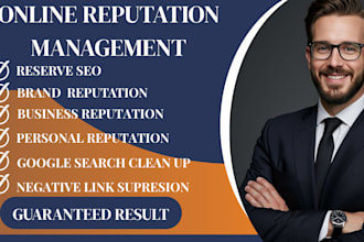 do expert online reputation management ORM and protect your brand image