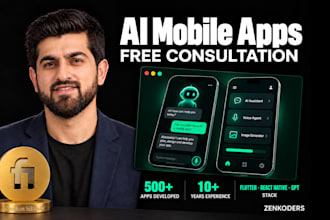 build ai app, ai mobile app ai chatbot ai powered app ai agent ai website