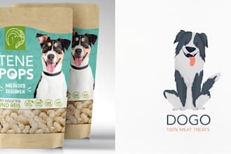 design animal cartoon logo and mascot
