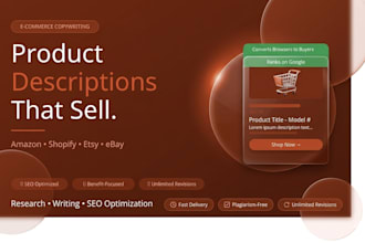write persuasive product descriptions that increase your e commerce sales