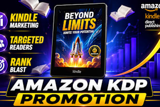 do amazon KDP book promotion and kindle ebook marketing
