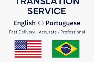 traducao profissional de ingles para portugues com rapidez