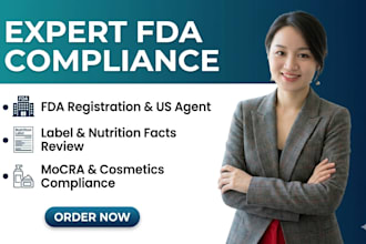 do expert fda registration and fda compliance for peptide website