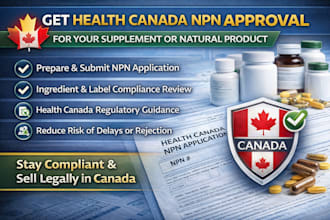 get health canada npn approval for your supplement or natural product