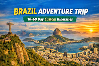 create a unique brazil adventure travel itinerary for you