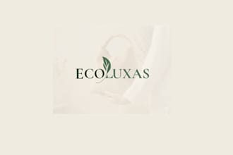 design a modern leaf logo for eco friendly brand