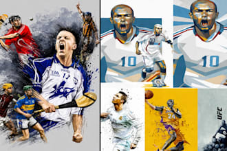 design an advertising sport flyer, banner,poster and sport graphis