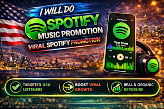 do USA spotify music promotion for viral spotify promotion