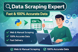 do web data scraping, data mining and quality check
