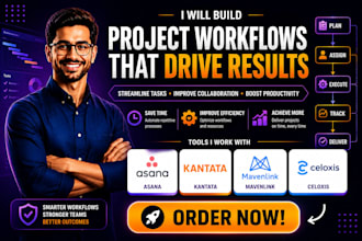 build project workflows asana, kantata mavenlink, celoxis
