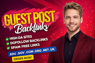 guest posts link building with niche relevant contextual dofollow SEO backlinks
