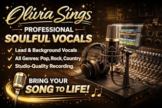 male edm vocals pop vocalist