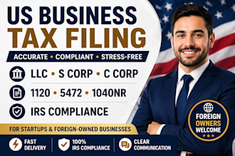 file us llc and s corp tax returns with full irs compliance
