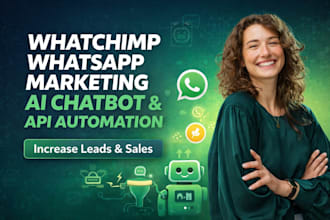 setup whatchimp whatsapp marketing ai chatbot automation with whatsapp api