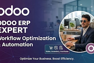 setup odoo erp, sales, inventory and purchase system