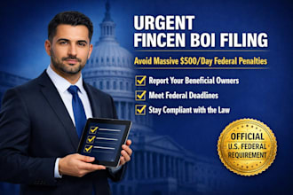 file your fincen boi report and US company compliance