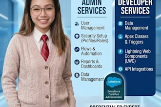 set up, customize your salesforce sales cloud admin and dev