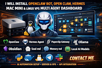 setup fix hermes ai multi agent n8n mcp claude code ollama obsidian memory crm