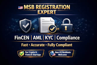 register your US msb with fincen and build full aml kyc compliance system