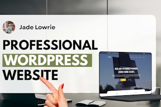 build a custom website in wordpress
