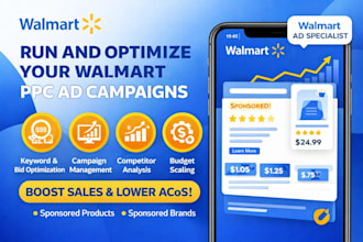 run and optimize your walmart PPC ad campaigns