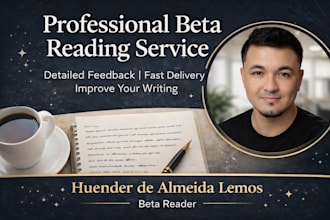 beta read your book profissionally