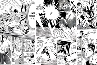 draw sports manga comic action manga panel storyboard seinen manga graphic novel