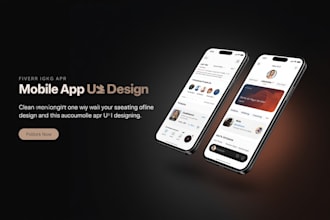 design a mobile app UI UX in figma