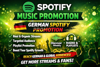 do spotify music promotion, german spotify music promotion