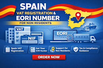 do spain vat registration and eori number for non residents