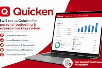 set up quicken for personal budgeting and expense tracking
