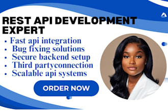 develop rest api integrate third party services and fix api issues fast