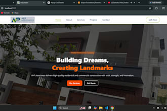 build web app using java and react