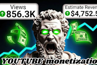 organic youtube  channel monetization