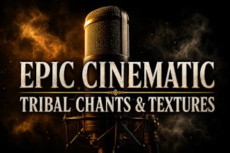 produce epic cinematic vocals and tribal chants for games and film
