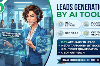 provide ai powered lead generation for real estate, solar, and b2b saas
