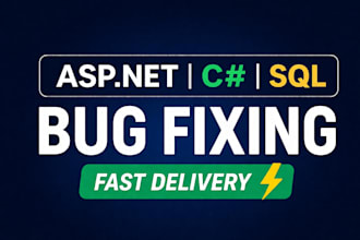fix aspnet c net core and sql bugs quickly