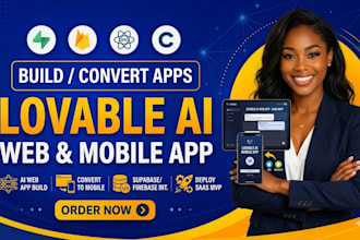 build a lovable ai web app and convert lovable to a mobile app