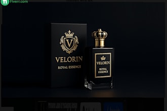 o perfume, cosmetic, beauty, makeup logo and label design