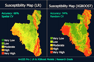 create flood risk maps and spatial analysis using gis