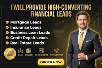 provide targeted mortgage, insurance, and business loan leads that convert