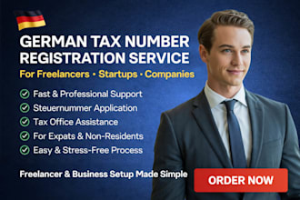 do german tax registration for freelancers and companies