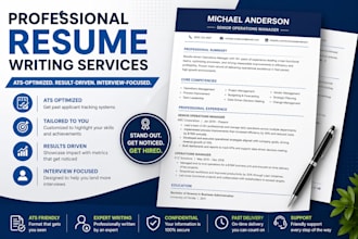 create an ats optimized executive resume for senior roles