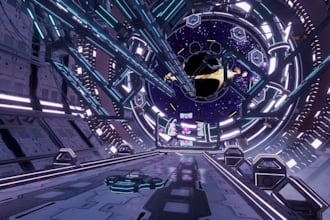 create a custom meta horizon world, vrchat world 3d environment vr world